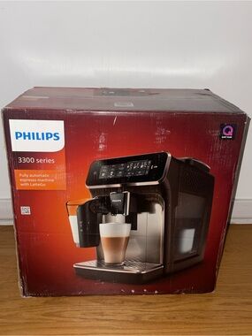 Philips 3300 Series Espresso Machine - Black, Silver